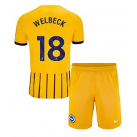 Maglia Calcio Brighton Danny Welbeck #18 Seconda Divisa Bambino 2024-25 Manica Corta (+ pantaloncini)